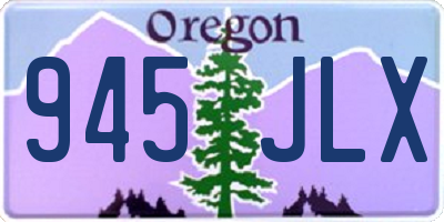 OR license plate 945JLX