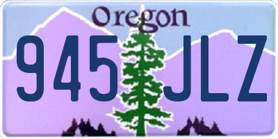 OR license plate 945JLZ