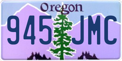 OR license plate 945JMC
