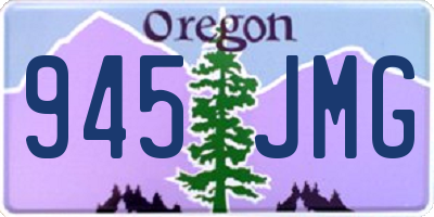 OR license plate 945JMG
