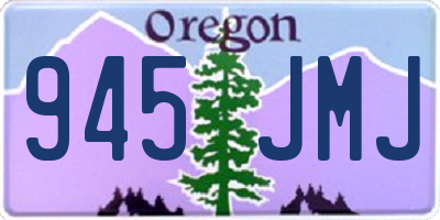 OR license plate 945JMJ