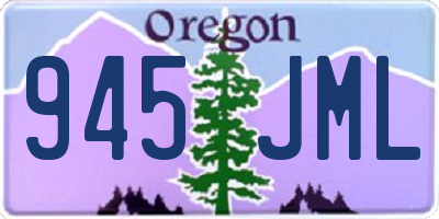 OR license plate 945JML