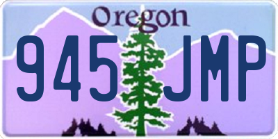 OR license plate 945JMP
