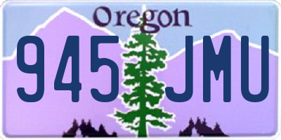 OR license plate 945JMU