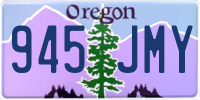 OR license plate 945JMY