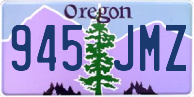 OR license plate 945JMZ