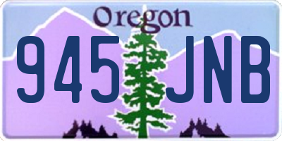 OR license plate 945JNB