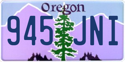 OR license plate 945JNI