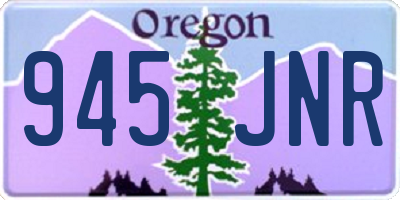 OR license plate 945JNR