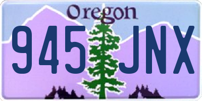 OR license plate 945JNX