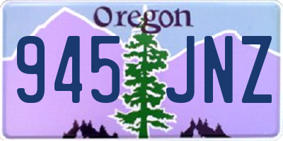 OR license plate 945JNZ