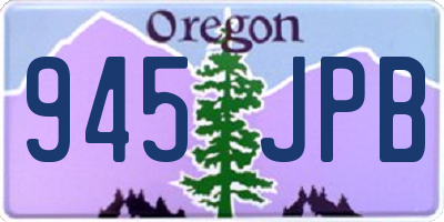 OR license plate 945JPB