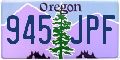 OR license plate 945JPF