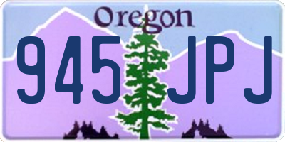 OR license plate 945JPJ