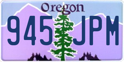 OR license plate 945JPM