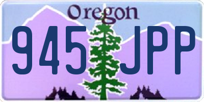 OR license plate 945JPP