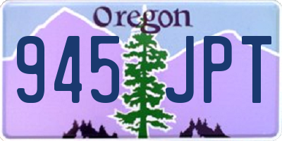 OR license plate 945JPT