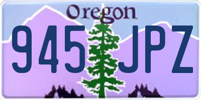 OR license plate 945JPZ