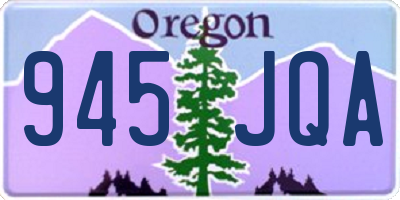 OR license plate 945JQA