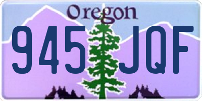 OR license plate 945JQF