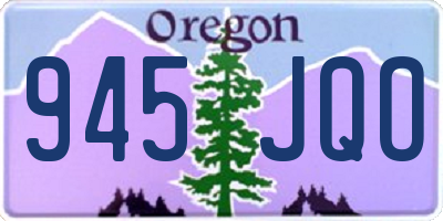 OR license plate 945JQO