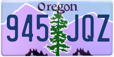 OR license plate 945JQZ