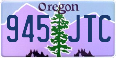 OR license plate 945JTC