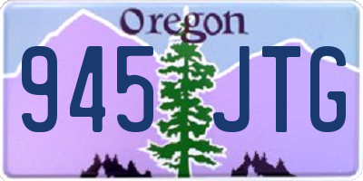 OR license plate 945JTG