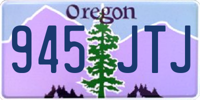 OR license plate 945JTJ