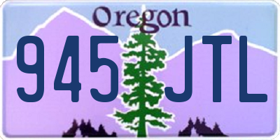 OR license plate 945JTL