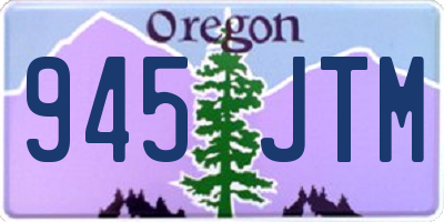 OR license plate 945JTM