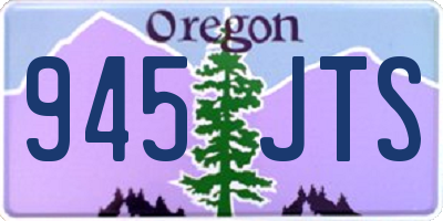 OR license plate 945JTS