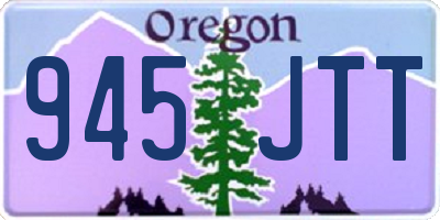 OR license plate 945JTT