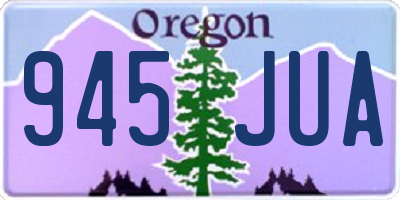 OR license plate 945JUA