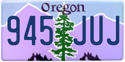 OR license plate 945JUJ