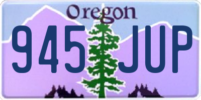 OR license plate 945JUP