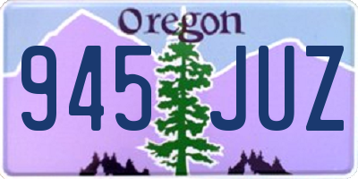 OR license plate 945JUZ