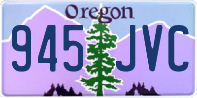 OR license plate 945JVC