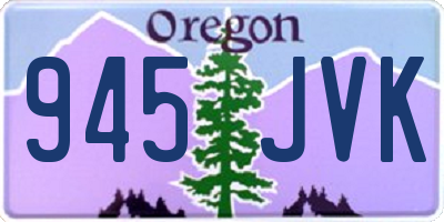 OR license plate 945JVK