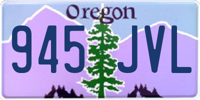 OR license plate 945JVL