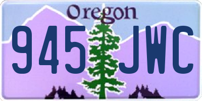 OR license plate 945JWC