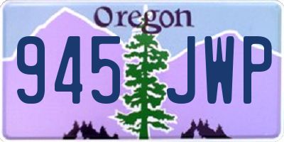 OR license plate 945JWP