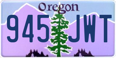 OR license plate 945JWT