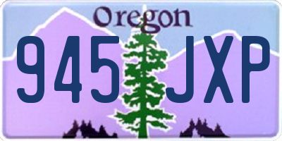 OR license plate 945JXP