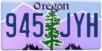 OR license plate 945JYH