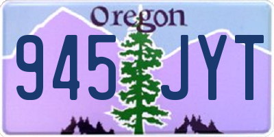 OR license plate 945JYT