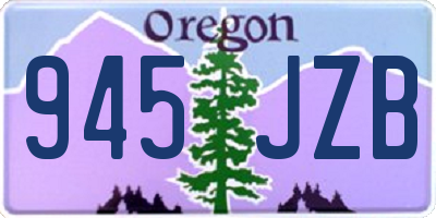 OR license plate 945JZB