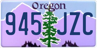 OR license plate 945JZC