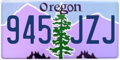 OR license plate 945JZJ