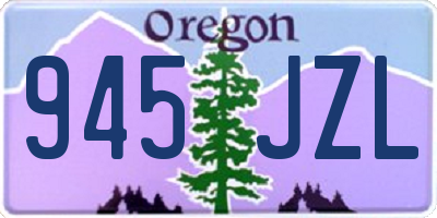 OR license plate 945JZL